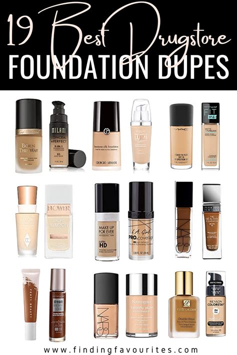 dupe for chanel foundation|drugstore dupes for expensive makeup.